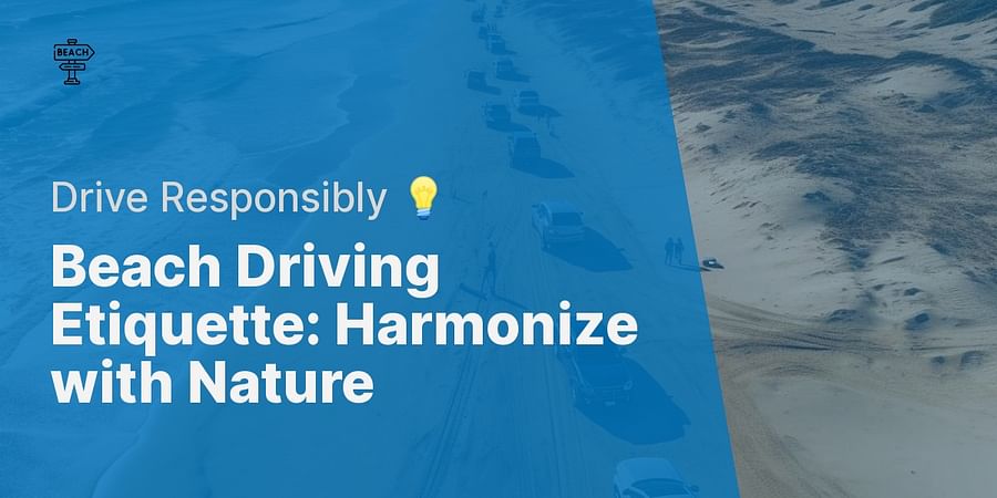 Beach Driving Etiquette: Harmonize with Nature - Drive Responsibly 💡
